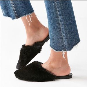 Fur mules